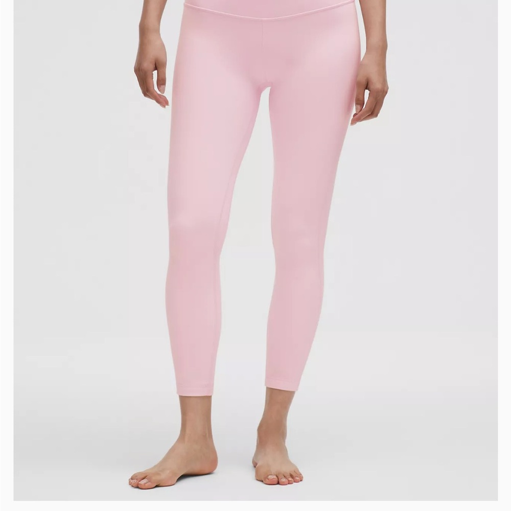 Lululemon Athletica Pink Haze 25” Cropped Align Leggings High-Waisted (Sz 4)